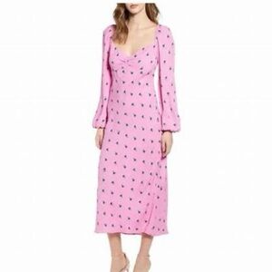 AFRM | Trixie Balloon Sleeve Midi Dress